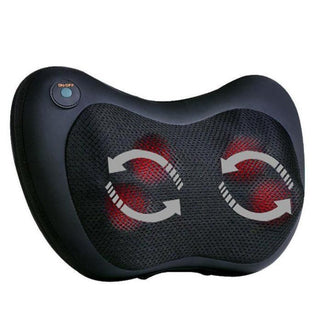 Deluxe electric infrared heating neck and body massage pillow with kneading action for car and home use 7 of 13