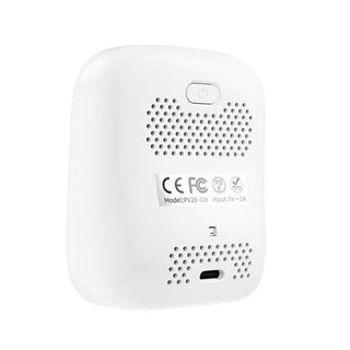 Ultimate 8-in-1 Air Quality Monitor: Tracks CO2, PM2.5, PM10, HCHO, TVOC, Temperature & Humidity — back