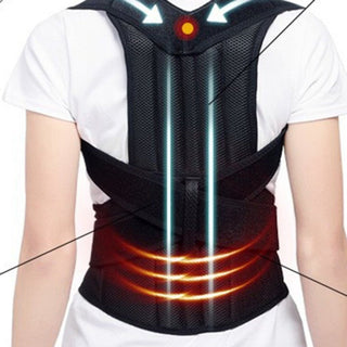 Advanced Spine Corrector with nano-carbon technology and breathable fabric for posture support and back pain relief 1 of 6