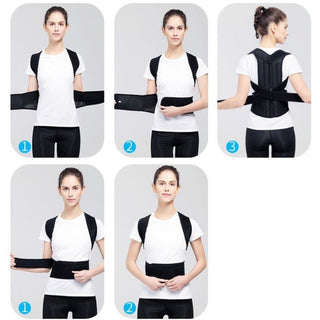 Advanced Spine Corrector with nano-carbon technology and breathable fabric for posture support and back pain relief 3 of 6