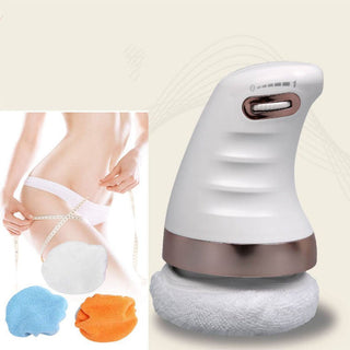 Handheld electric fat pushing massager with ergonomic design and white finish, perfect for reducing fat and cellulite 5 of 5