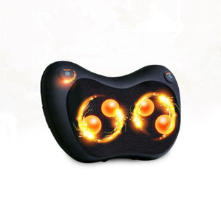 Deluxe electric infrared heating neck and body massage pillow with kneading action for car and home use 11 of 13