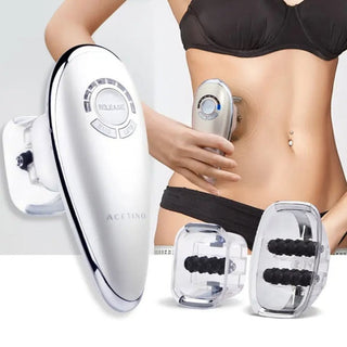 Electric anti-cellulite EMS vacuum massage suction cup massager with large and small suction cups, tweezers, and multiple speed settings for customizable treatments 1 of 10