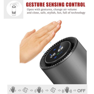 Quiet air purifier operating under 36dB for peaceful environments.