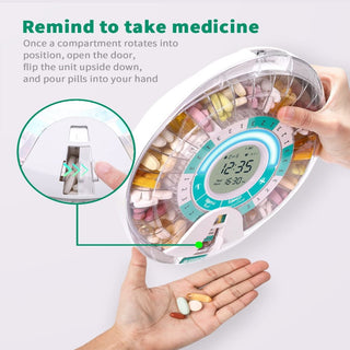 Smart Pill Box with Bluetooth: Intelligent medicine reminder and tracker for improved medication adherence and health 2 of 5