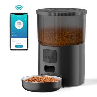Smart WiFi 4L Automatic Pet Feeder: App-controlled, portion control for cats and dogs, ensuring timely and precise feeding 8 of 10